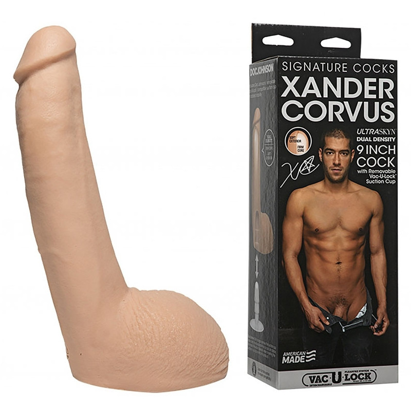 Signature Cocks Gode réaliste Acteur Xander Corvus 18 x 5 cm
